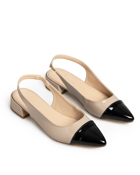 Zapatilla Picuda Nude Slingback 35604